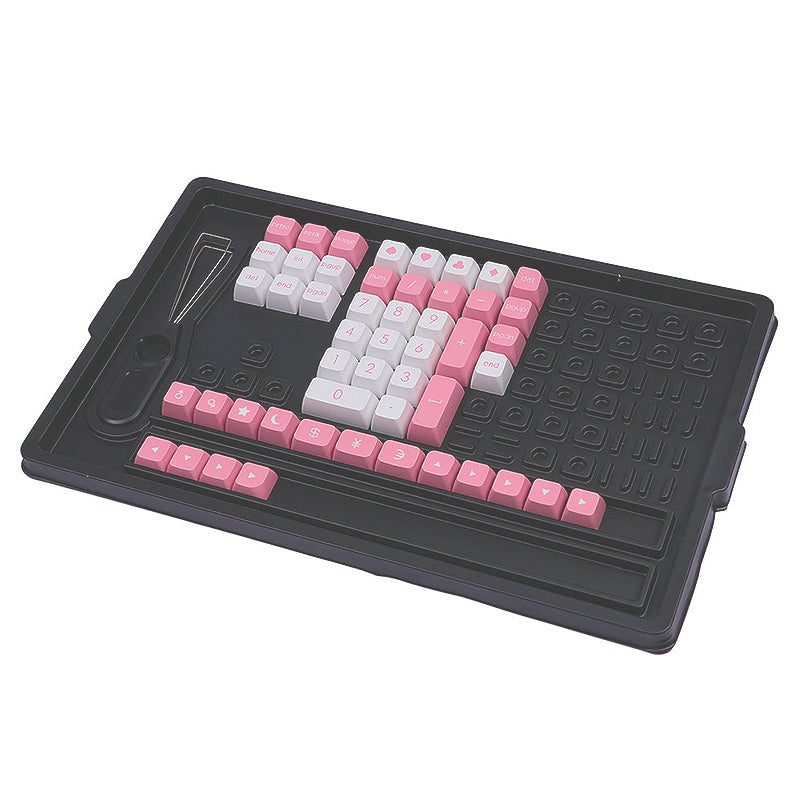 Ajazz Kitty Keycap Set 129 Keys pakcage include - whatgeek