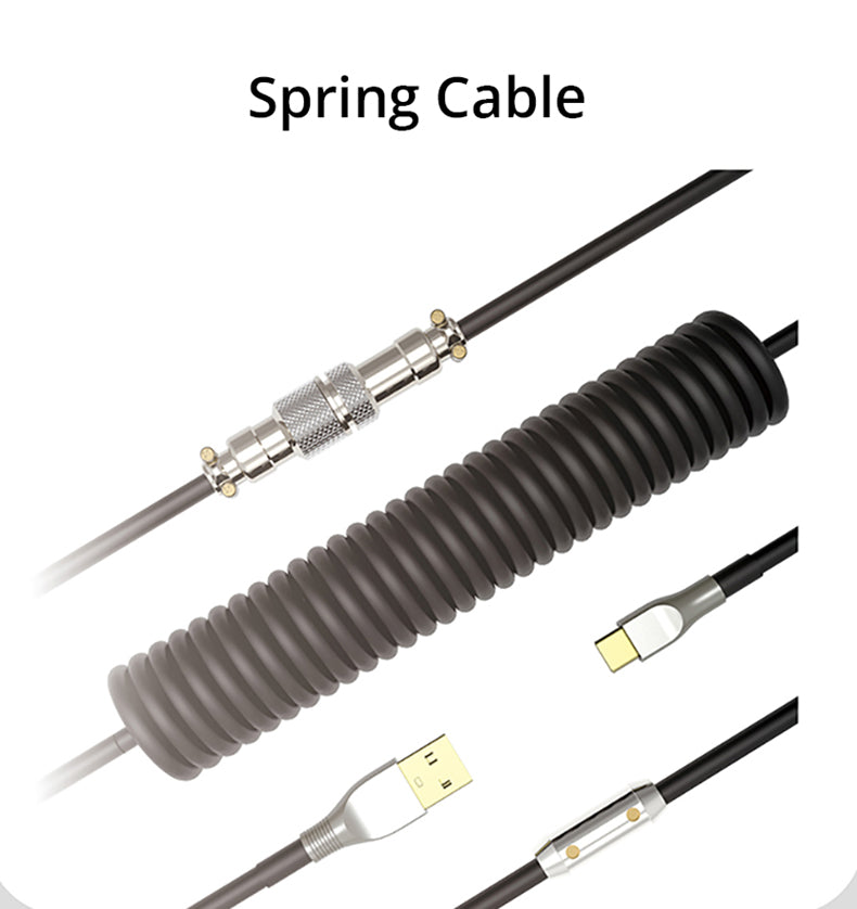 CoolKiller CK181 Mini Gray DIY Mechanical Keyboard cable