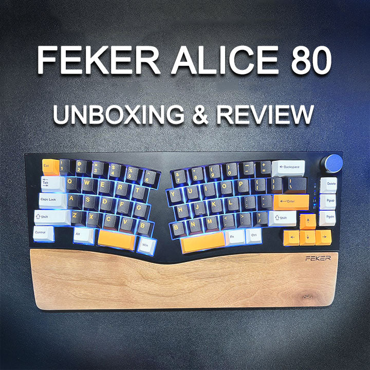 feker alice 80 keyboard unboxing and review