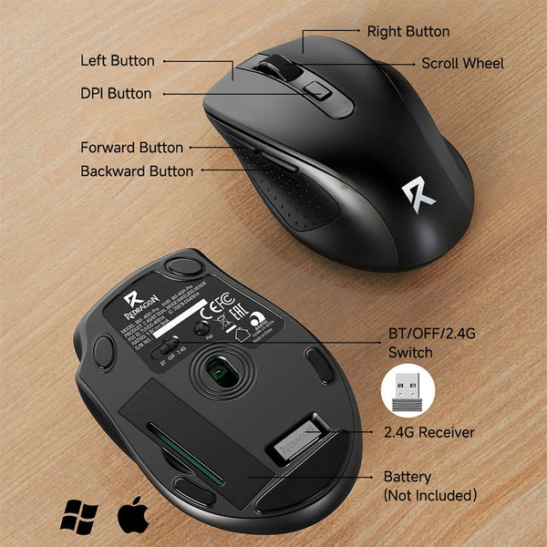 Redragon BM-4091 Dual Mode Wireless Mouse
