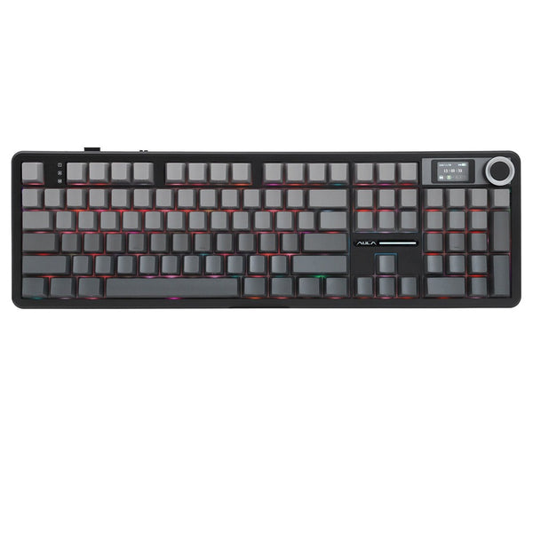 AULA F108 Pro Tri-mode LCD Display Mechanical Keyboard