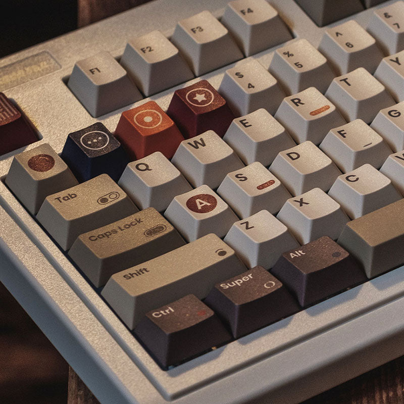 80Retros GAME 1989 GB All in Cherry Profile PBT Keycap Set 184