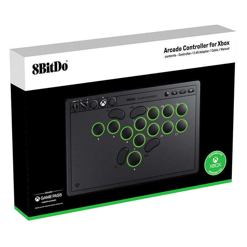 8BitDo Arcade Controller for Xbox with RGB Lighting - WhatGeek