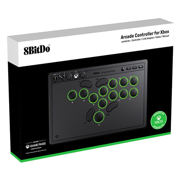 8BitDo Arcade Controller for Xbox with RGB Lighting