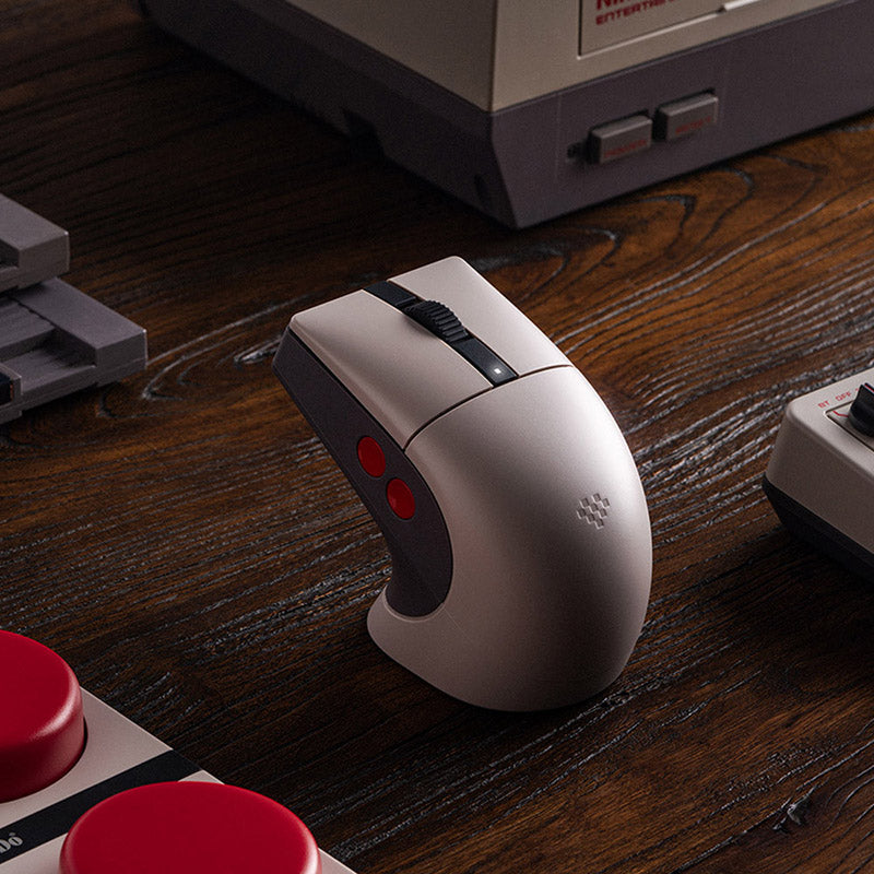 8BitDo Retro R8 Gaming Mouse N Edition with Charging Dock