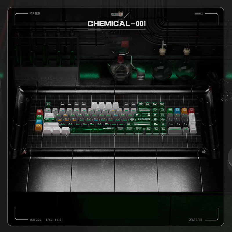 ACGAM FRONTIER Chemistry 001 PBT Cherry Keycaps - WhatGeek