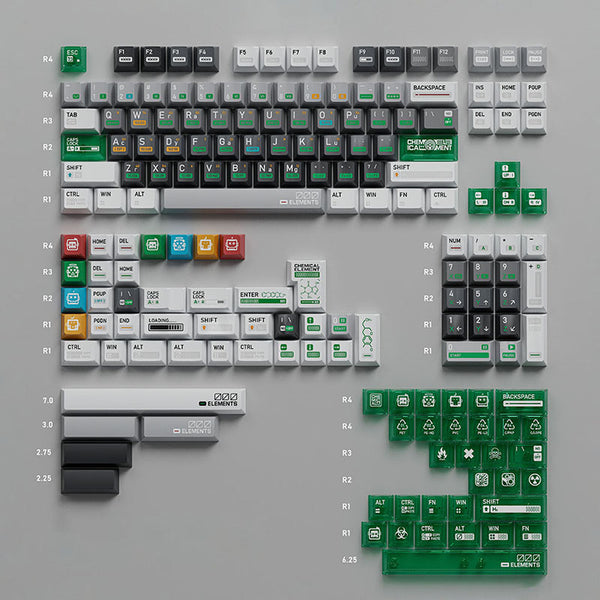 ACGAM FRONTIER Chemistry 001 PBT Cherry Keycaps