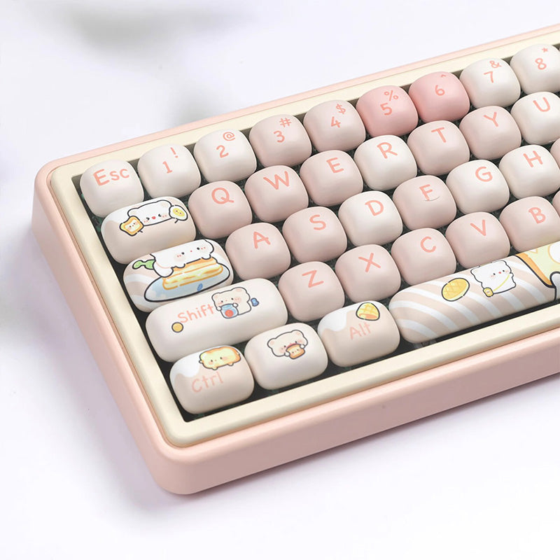 ACGAM Bread Bear MOG Profile Keycap Set - Thumbnail 3