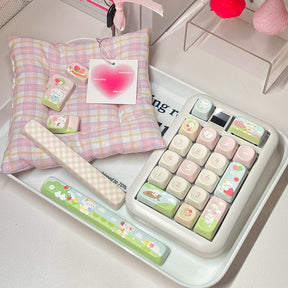 ACGAM Cream Strawberry SOA Profile Keycaps Set