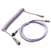 ACGAM Custom Coiled Aviator Cable USB-C Light Purple