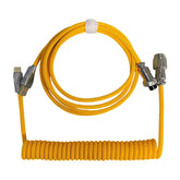 ACGAM Custom Coiled Aviator Cable USB-C Yellow