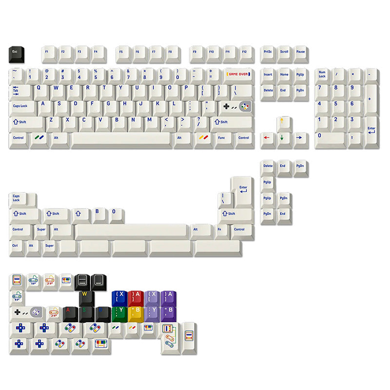 ACGAM FBB SFC 1990 Retro PBT Keycap Set - Thumbnail 3