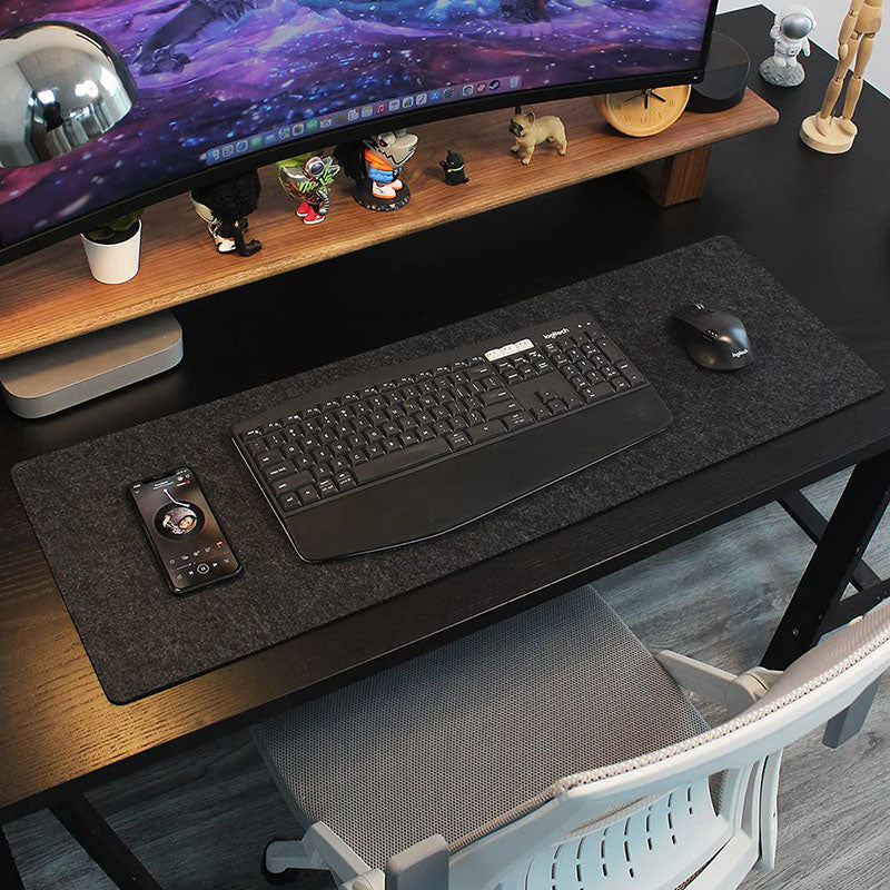 Felt Desk Mat Large Mouse Pad Computer Desk Mat WhatGeek