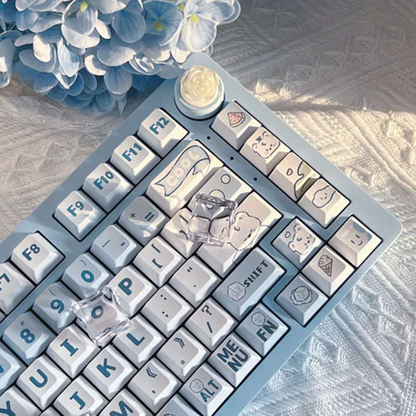 ACGAM Ice Bear Keycap Set Cherry Profile 137 Keys