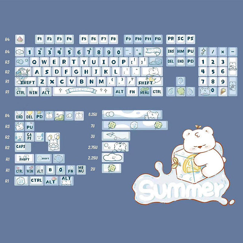 ACGAM Ice Bear Keycap Set - Thumbnail 5