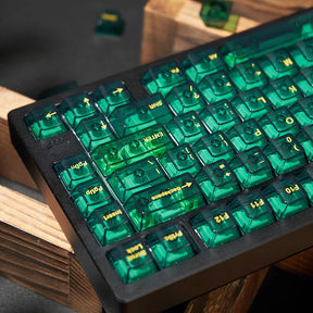 ACGAM Jade Cherry Profile Transparent Keycaps Set