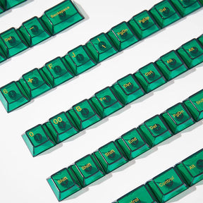 ACGAM Jade Cherry Profile Transparent Keycaps Set