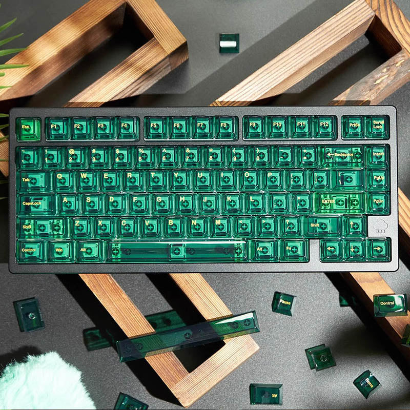 ACGAM_Jade_Transparent_Keycaps_Set_Green_5