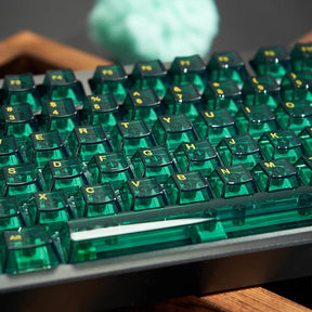 ACGAM Jade Cherry Profile Transparent Keycaps Set