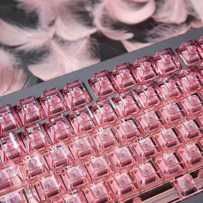 ACGAM Jade Cherry Profile Transparent Keycaps Set