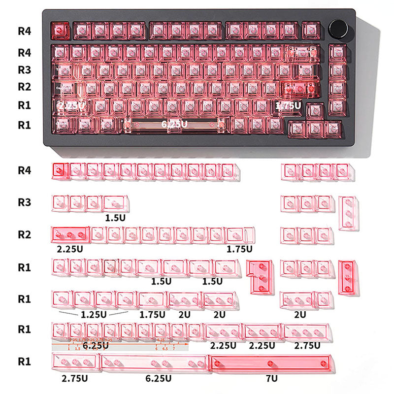 ACGAM_Jade_Transparent_Keycaps_Set_Pink_1