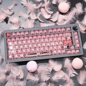 ACGAM Jade Cherry Profile Transparent Keycaps Set