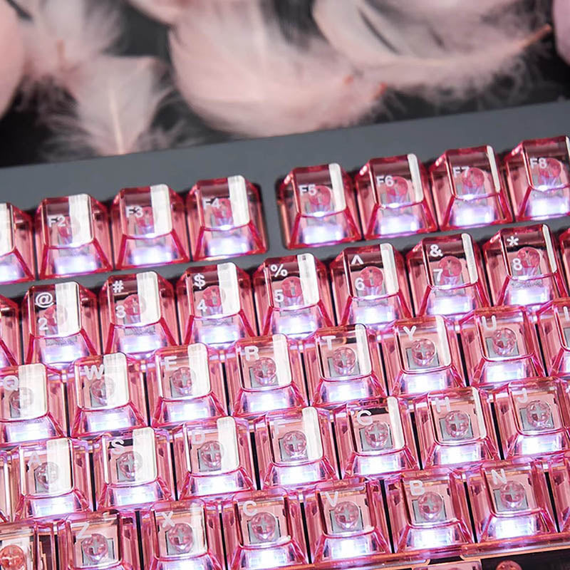 ACGAM_Jade_Transparent_Keycaps_Set_Pink_9