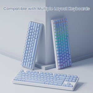ACGAM Jello Translucent Jelly Keycap Set OEM Profile 113 Keys