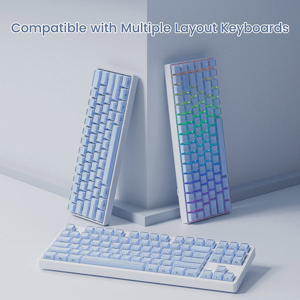 ACGAM Jello Translucent Jelly Keycap Set OEM Profile 113 Keys