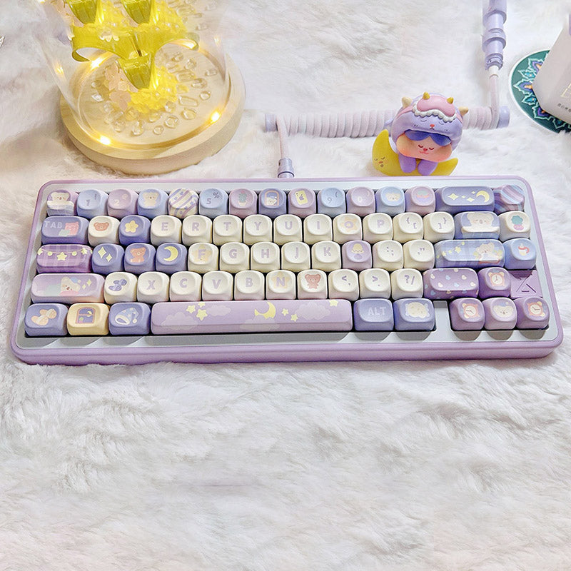 ACGAM Nice Dream PBT Tastenkappen-Set MOA Profil 140 Tasten