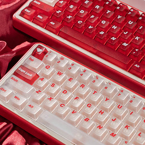 ACGAM PC Frosted Transparent Keycap Set Cherry Profile 154 Keys