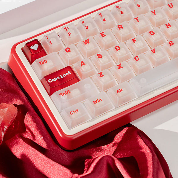 ACGAM PC Frosted Transparent Keycap Set Cherry Profile 154 Keys