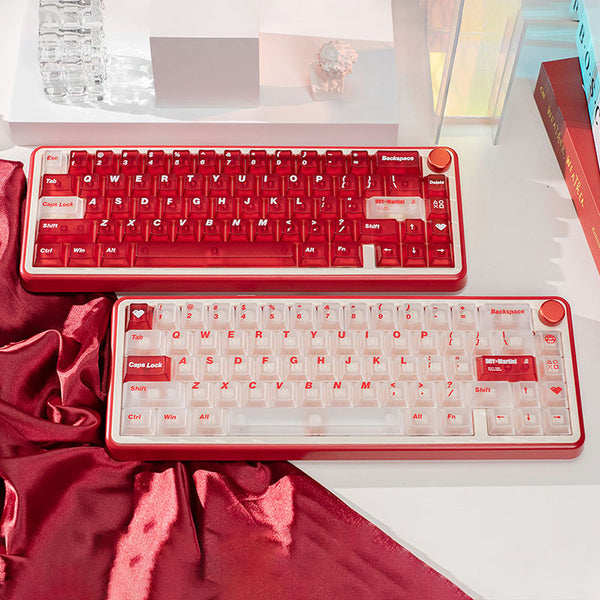 ACGAM PC Frosted Transparent Keycap Set Cherry Profile 154 Keys
