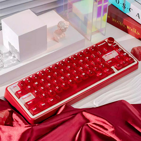 ACGAM PC Frosted Transparent Keycap Set Cherry Profile 154 Keys