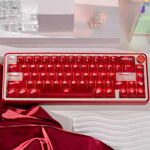 ACGAM PC Frosted Transparent Keycap Set Cherry Profile 154 Keys