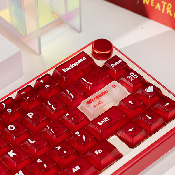 ACGAM PC Frosted Transparent Keycap Set Cherry Profile 154 Keys
