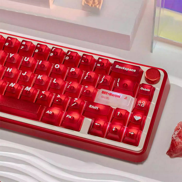 ACGAM PC Frosted Transparent Keycap Set Cherry Profile 154 Keys