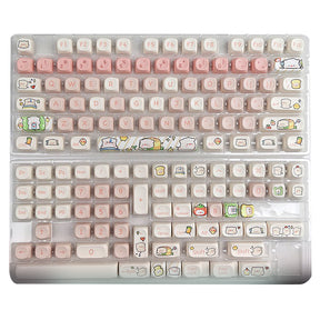 ACGAM Pink Piggy PBT-Tastenkappen-Set, MOA-Profil, 140 Tasten