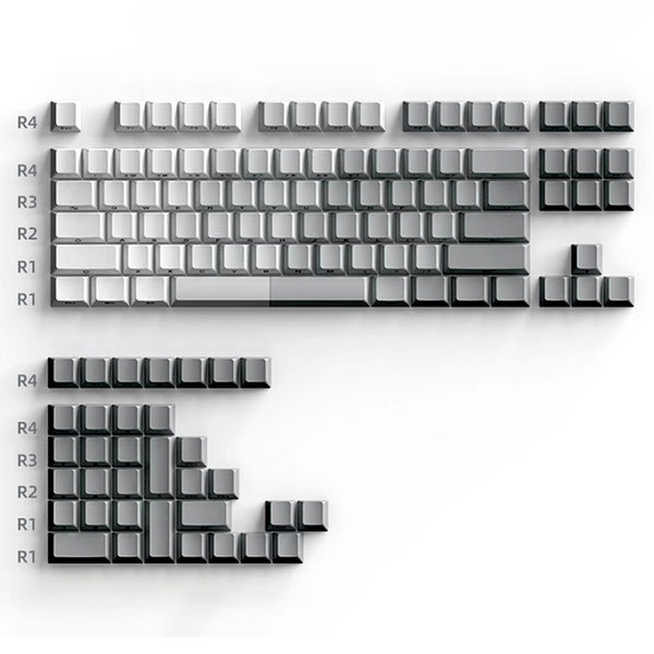 ACGAM Side Print Gradient Keycap Set Cherry Profile 121 keys Multiple Colors
