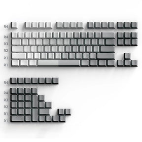 ACGAM Side Print Gradient Keycap Set Cherry Profile 121 keys Multiple Colors