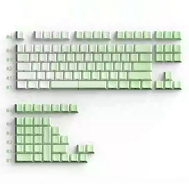 ACGAM Side Print Gradient Keycap Set Cherry Profile 121 keys Multiple Colors