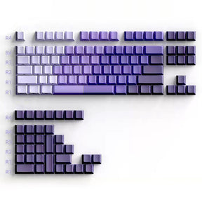 ACGAM Side Print Gradient Keycap Set Cherry Profile 121 keys Multiple Colors