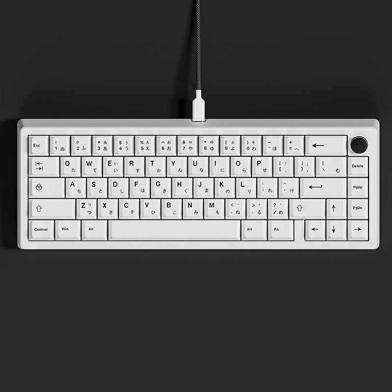 ACGAM Simple White Keycap Set Cherry Profile 125 keys