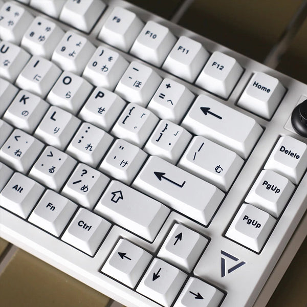 ACGAM Simple White Keycap Set Cherry Profile 125 keys