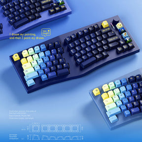 ACGAM The Stars Night Keycaps Set