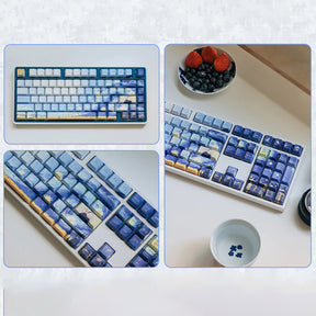 Varmilo Van Gogh Kirschprofil-Tastenkappen-Set, 130 Tasten