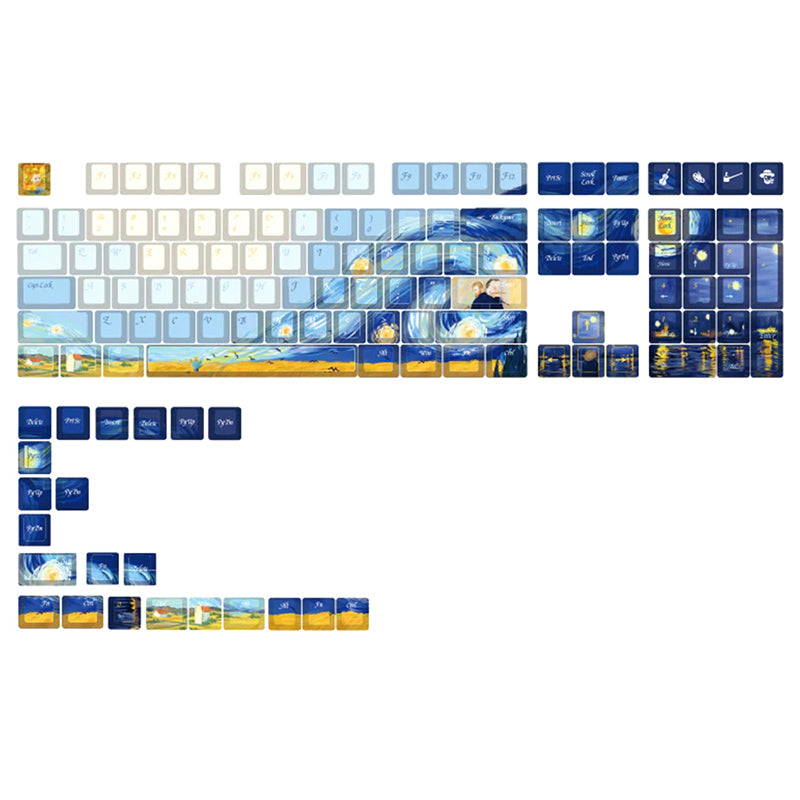 Varmilo Van Gogh Cherry Profile Keycap Set 130 Keys