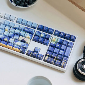 Varmilo Van Gogh Kirschprofil-Tastenkappen-Set, 130 Tasten