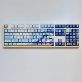 Varmilo Van Gogh Kirschprofil-Tastenkappen-Set, 130 Tasten