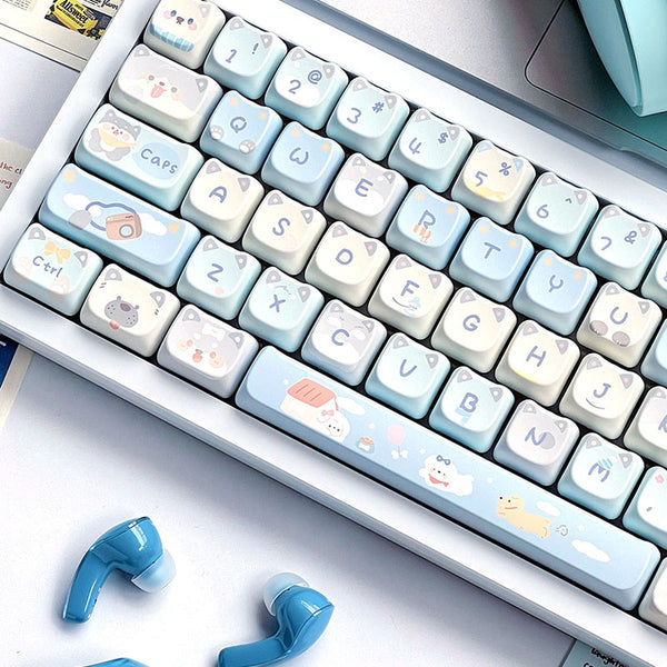 ACGAM x Maorbeng Happy Doggy MAO Profile Keycap Set 141 Keys